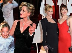 Oscar 2015: Dakota Johnson sul red carpet ieri e oggi