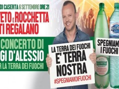 Gigi D’Alessio gratis per la “Terra dei Fuochi” a Caserta