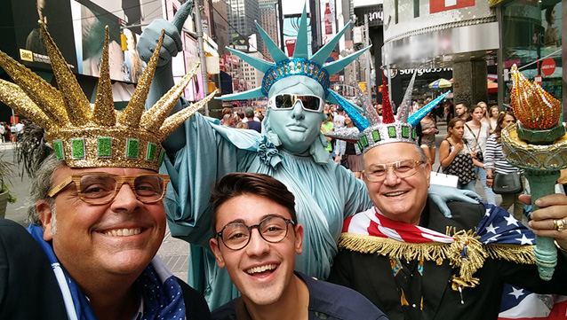 Antonio, Davide e il Boss a New York