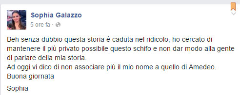 Uomini e Donne: Amedeo e Sophia si sono lasciati