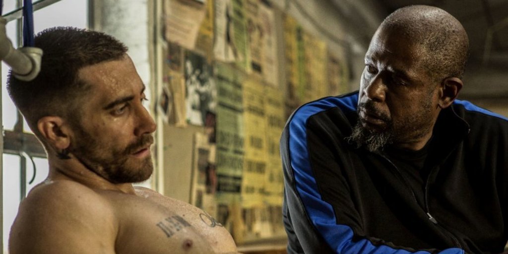 Jake Gyllenhaal e Forest Whitaker in 'Southpaw - L'ultima sfida'