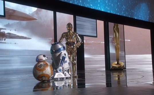 Oscar 2016, Star Wars snobbato e omaggiato sul palco