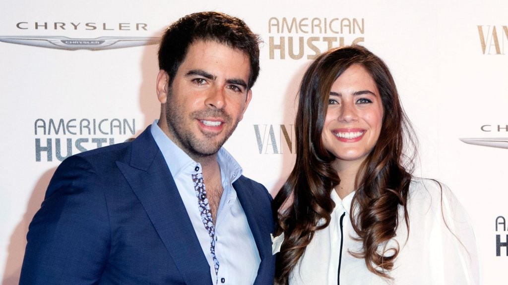 Eli Roth insieme alla moglie, Lorenza Izzo