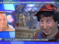 Alvaro Vitali a Domenica Live: “L’amore mi ha salvato dalla depressione”