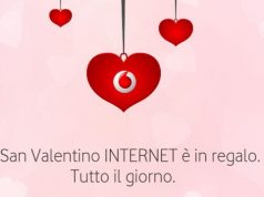 Vodafone 4GB in regalo a San Valentino