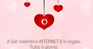 Vodafone 4GB in regalo a San Valentino