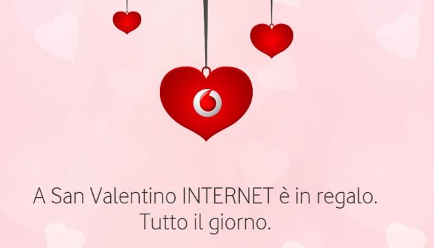 Vodafone 4GB in regalo a San Valentino
