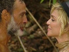 Raz Degan e Paola Barale una notte insieme sull'Isola