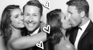 Nina Dobrev e Glen Powell