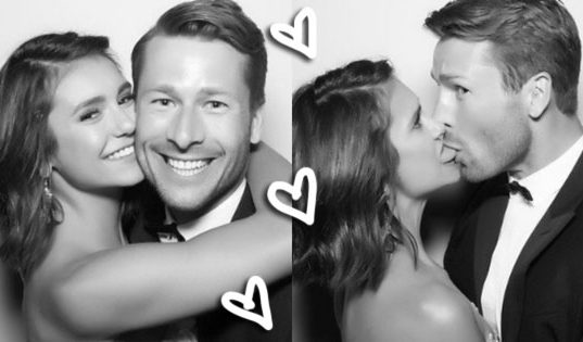 Nina Dobrev e Glen Powell