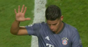 James Rodriguez manita Benfica