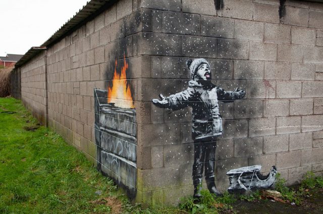 Banksy natale 2018