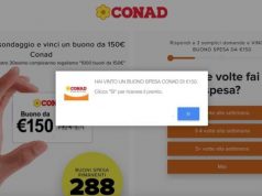 Whatsapp 150 euro conad