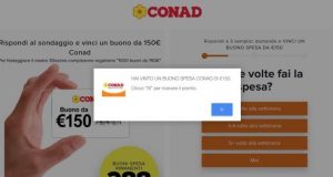 Whatsapp 150 euro conad